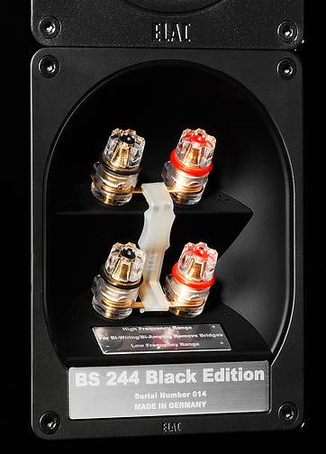 ELAC BS 244 Black Edition - i-fidelity back view